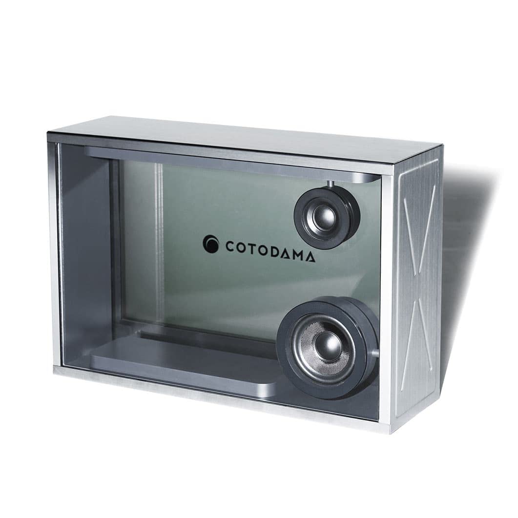 코토다마 COTODAMA Lyric Speaker Box Silver 가사 출력 스피커 - 상품 이미지