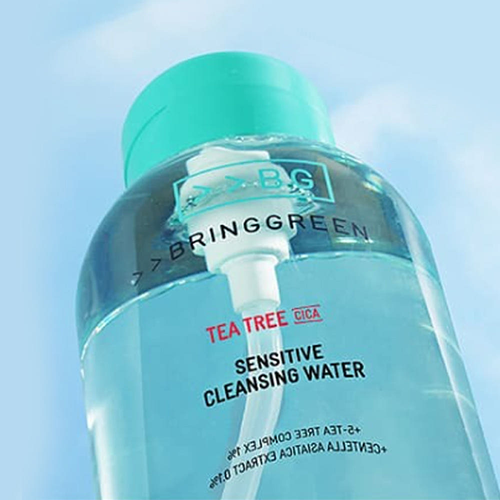 브링그린 클렌징워터 펌프 디자인