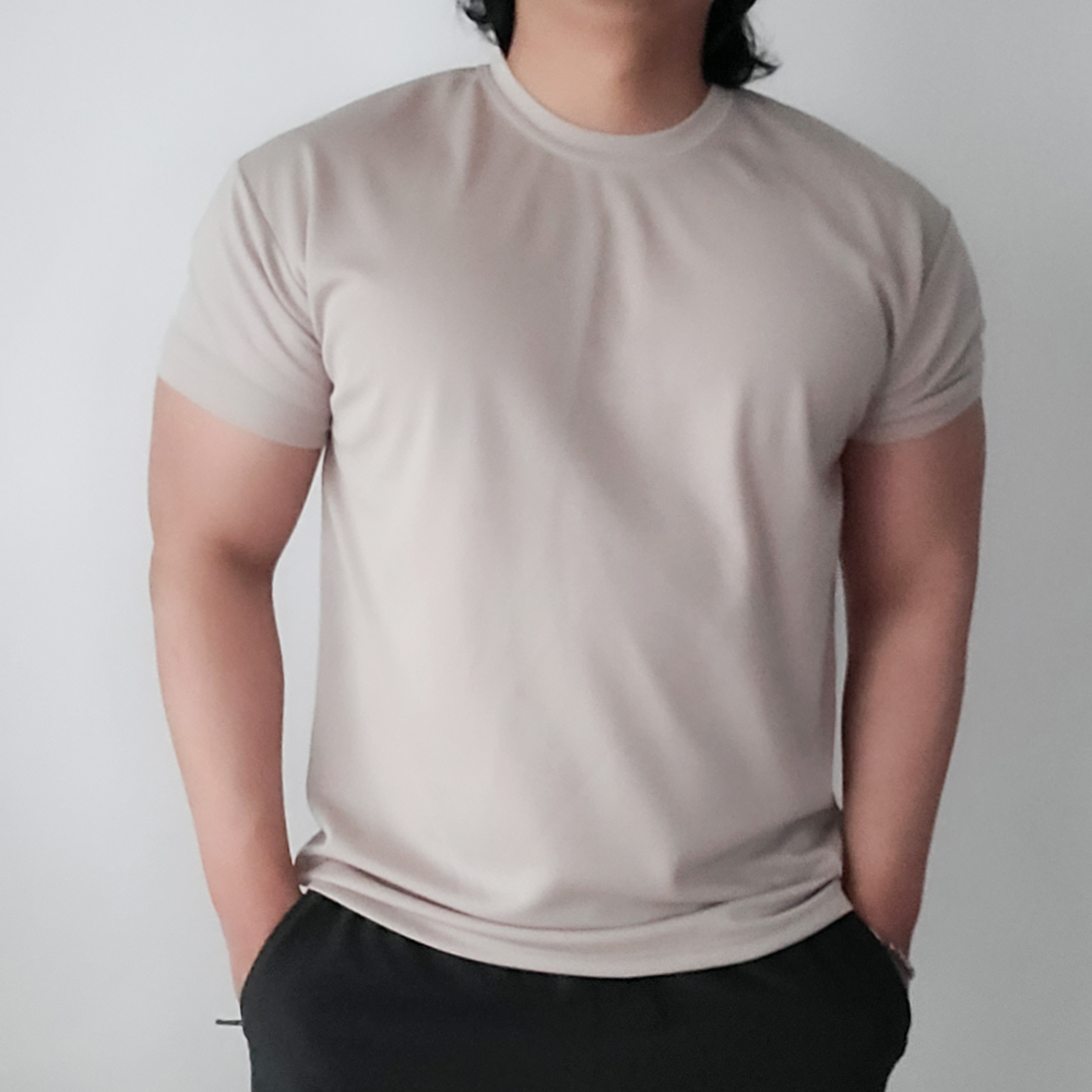 머슬핏반팔 기능성반팔 냉감 쿨 티셔츠 이미지 8
