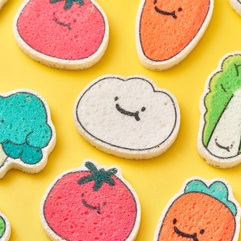 잼먹 천연수세미 셀룰로오스 5개입 1SET 제로웨이스트