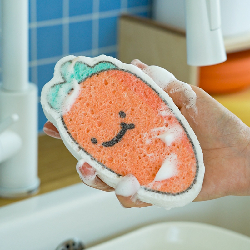 잼먹 천연수세미 셀룰로오스 5개입 1SET 제로웨이스트