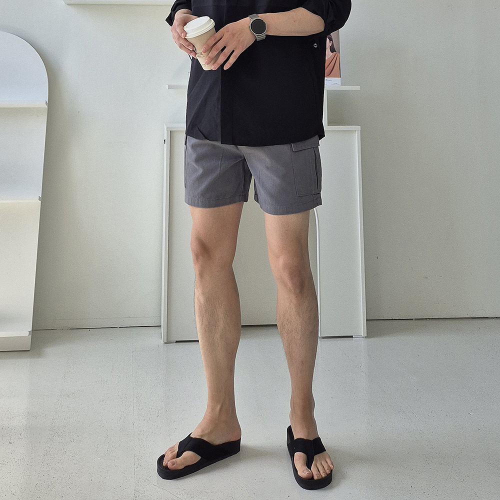 남자 반바지 빅사이즈 면 반바지 남자숏팬츠 - 상세 이미지 4