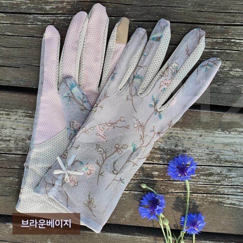 여름 망사 장갑 여름용 등산 장갑 여성 햇빛 장갑 이미지 6