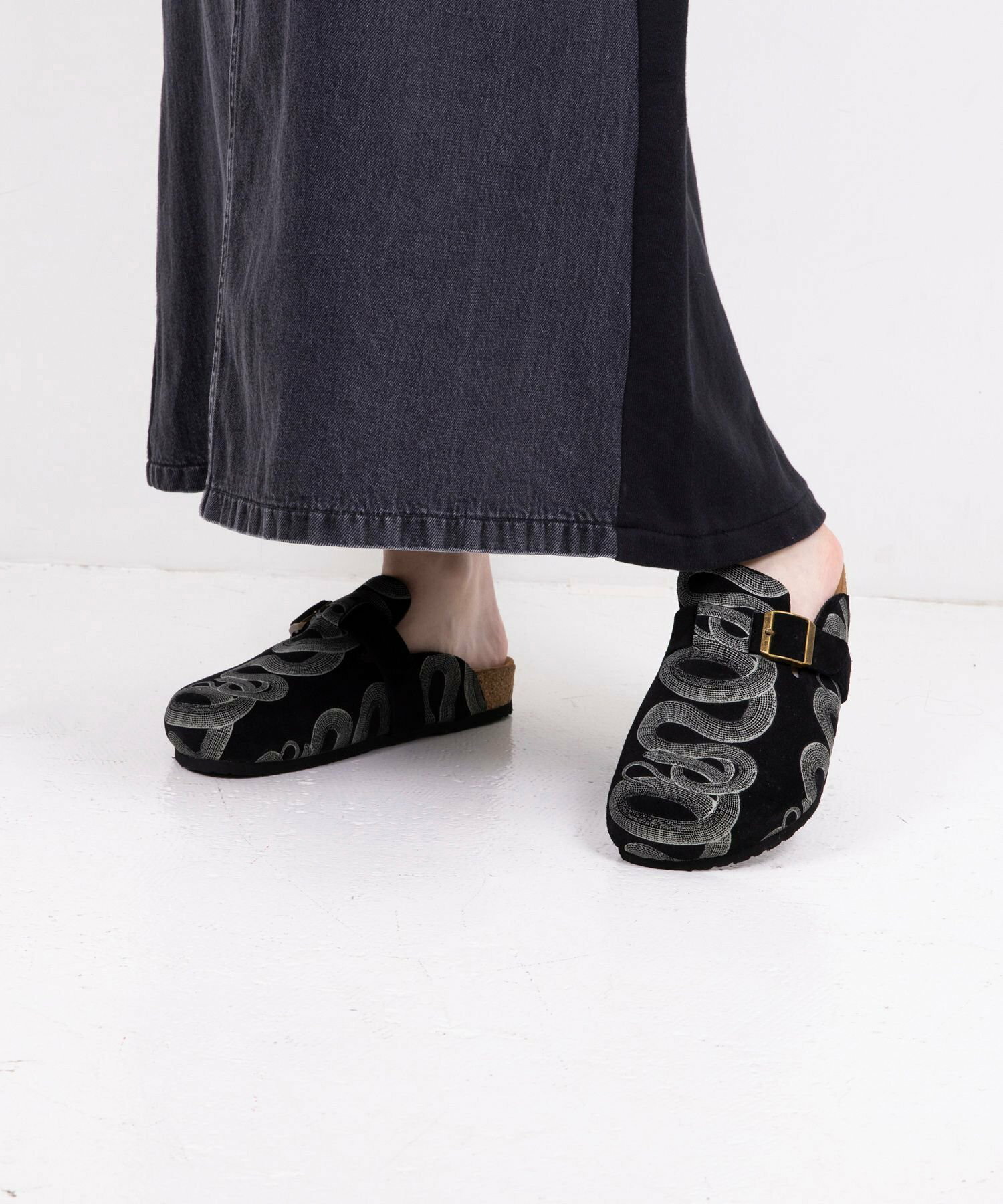 히스테릭글래머 HYSTERIC GLAMOUR 발편한 샌들 슬리퍼 SNAKE LOOP - 상세 이미지 5