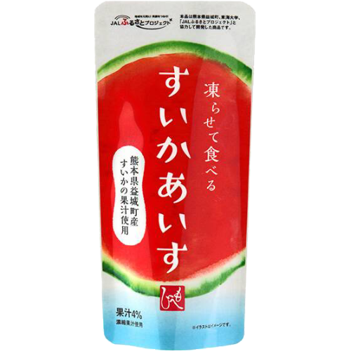 칼디 코오라세테 타베루 얼려먹는 수박 아이스 / 일본 샤베트 디저트 - 상세 이미지 2