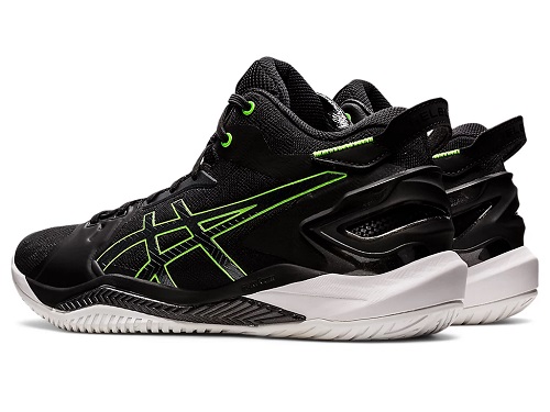 아식스 asics 젤버스트26 농구화 미드컷 운동화 1063A047-001 블랙 그린 - 상세 이미지 2