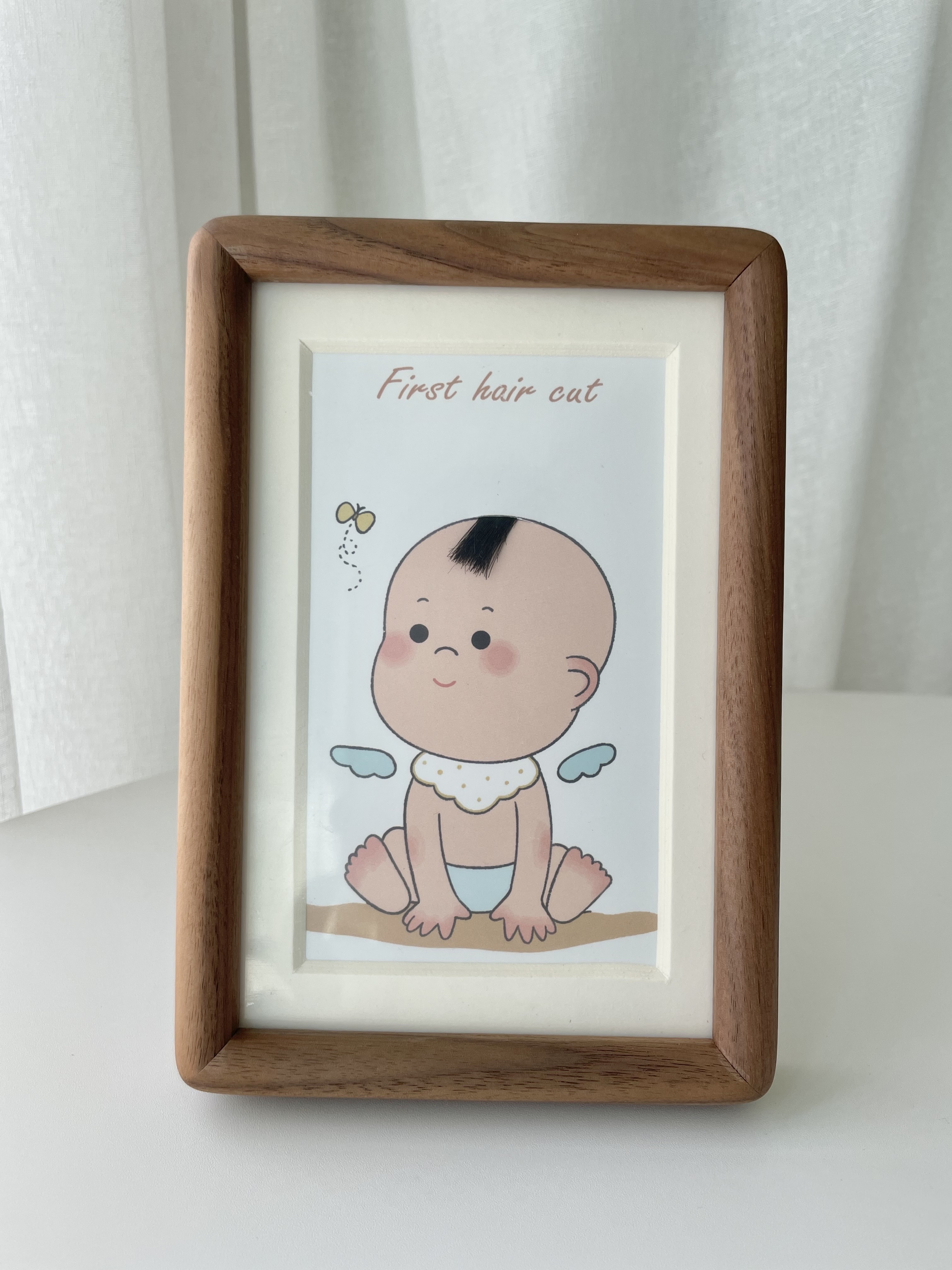 아가모아 배냇머리 보관 엽서 액자 상품 이미지