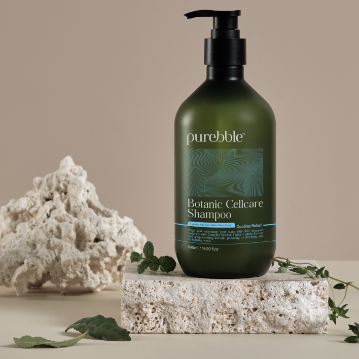 퓨어블 쿨샴푸 식물캘러스함유 두피 비듬완화 향기좋은 약산성 릴리프 쿨링샴푸 500ml - 상세 이미지 3