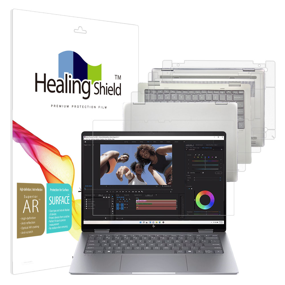HP 엔비 X360 14 fa-0040AU AR 고화질 액정보호필름1매 외부3종 - 상품 이미지