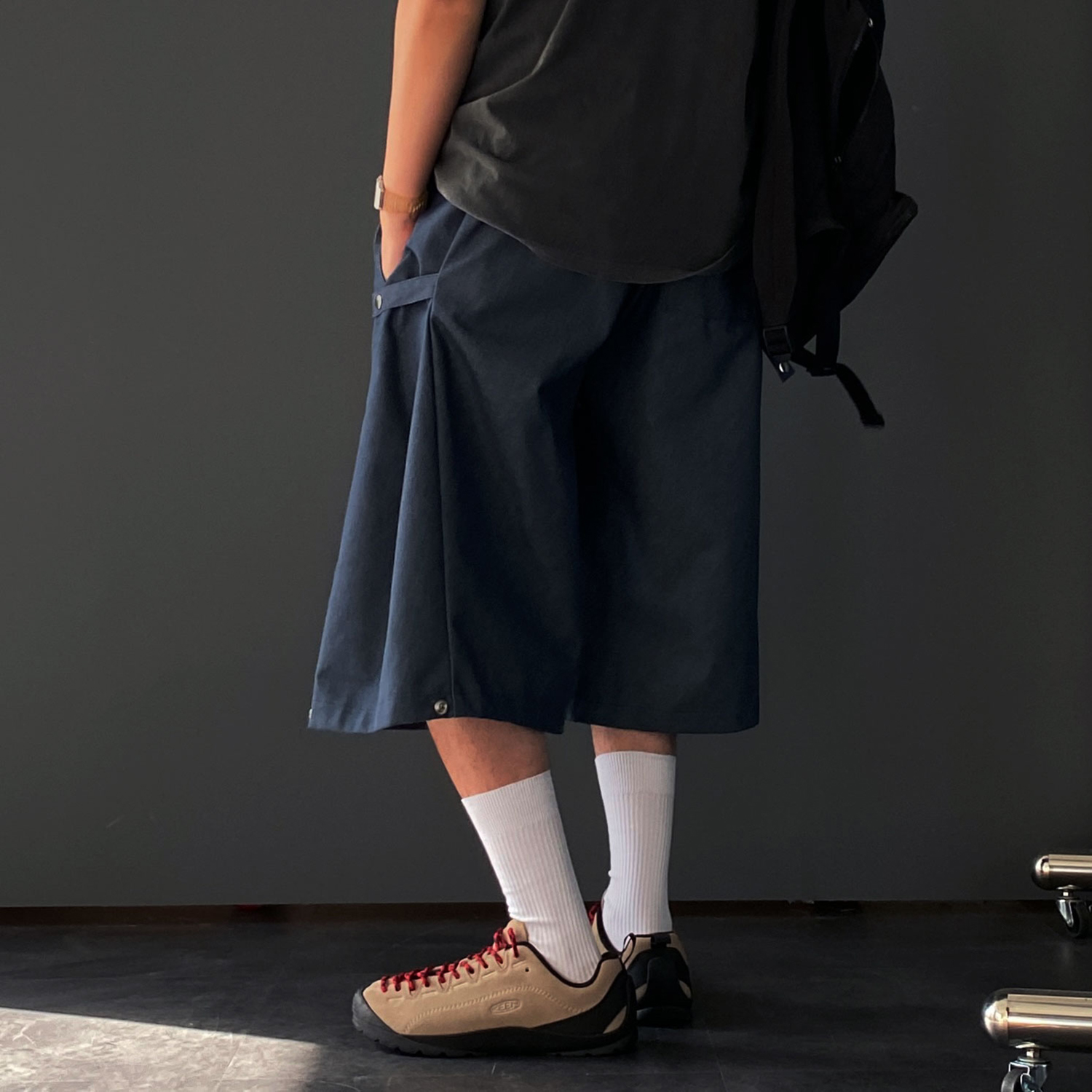 남자버뮤다팬츠 벌룬팬츠 남자와이드반바지 - 상세 이미지 5