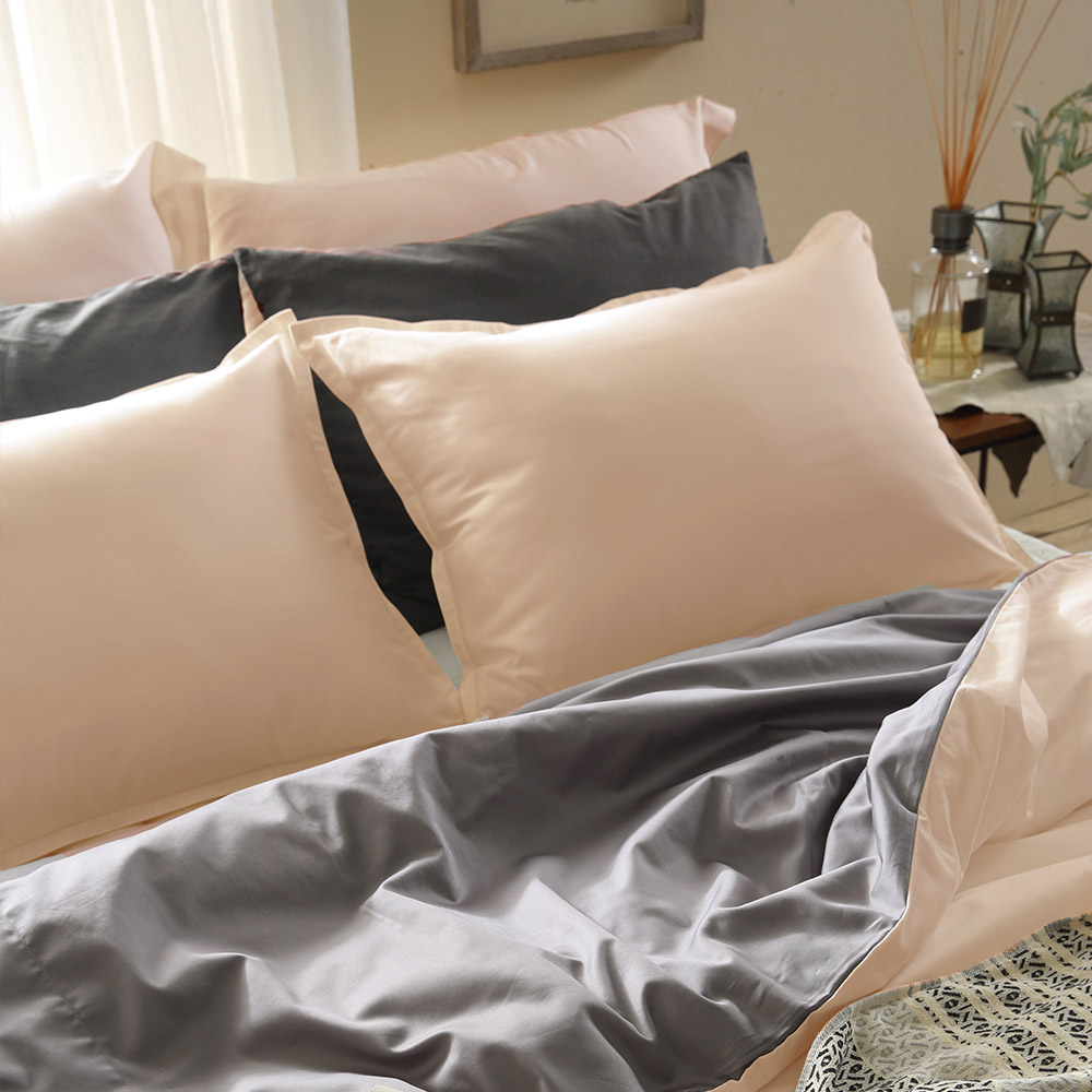 순면 양면 이불 커버 세트 미라지 침대 이스턴킹 침구 핑크