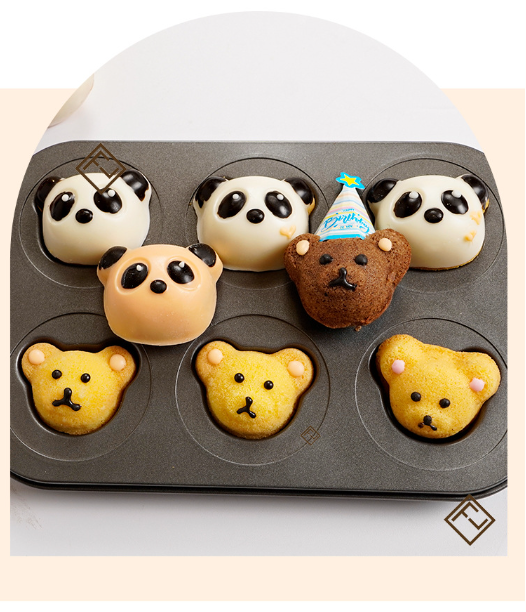 화이트펭귄 팬더&곰 6구 치요다곰돌이 곰마들렌틀 이미지 7