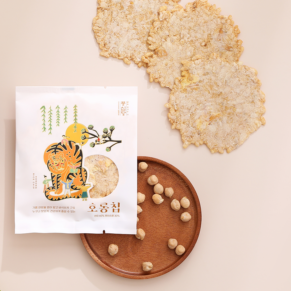 풍심당 호롱칩 현미 병아리콩 누룽지 15개 (15개, 30개)