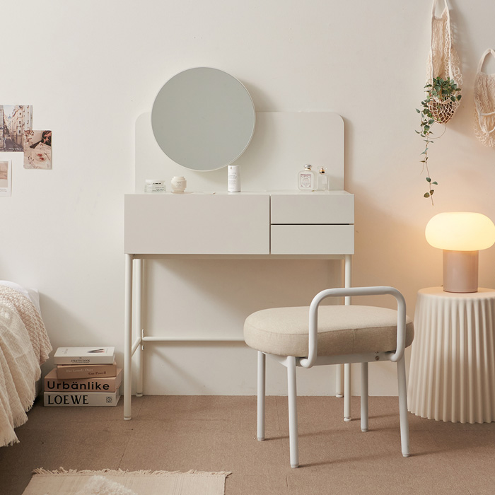 보루네오 마르체 헤이 콘솔 수납 화장대 거울 세트 800 BCM656C