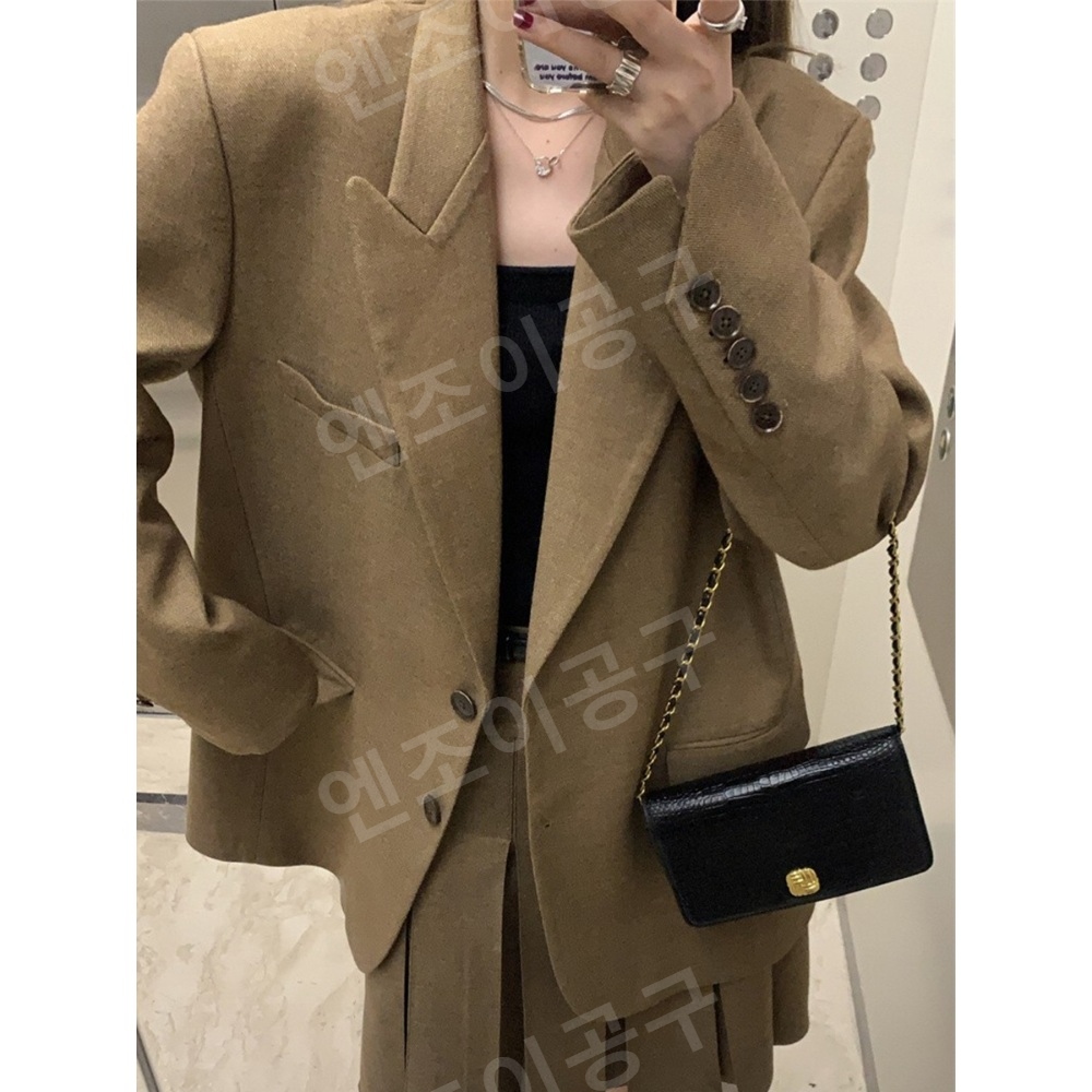 밥이나 한잔해 김희선 자켓 하이앤드 오버핏 의상 옷 패션 - 상세 이미지 4