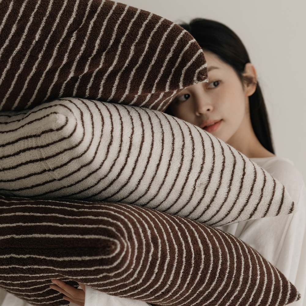 [디어리얼] 포근 모달 베개커버 쿠키(2types) 40수 자연향균 - 상세 이미지 4