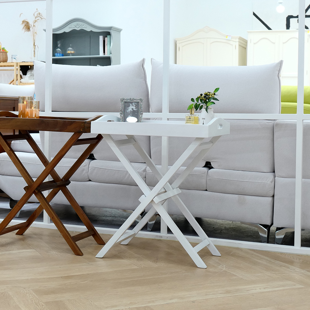 메라토 접이식 테이블(아이보리)