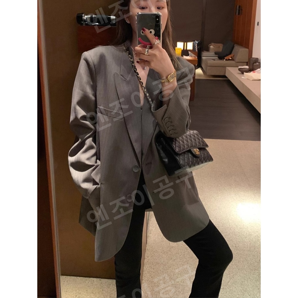 밥이나 한잔해 김희선 자켓 하이앤드 오버핏 의상 옷 패션 - 상세 이미지 3
