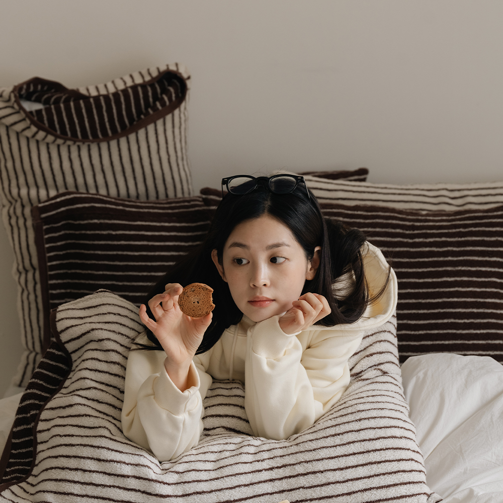 [디어리얼] 포근 모달 베개커버 쿠키(2types) 40수 자연향균 - 상세 이미지 3