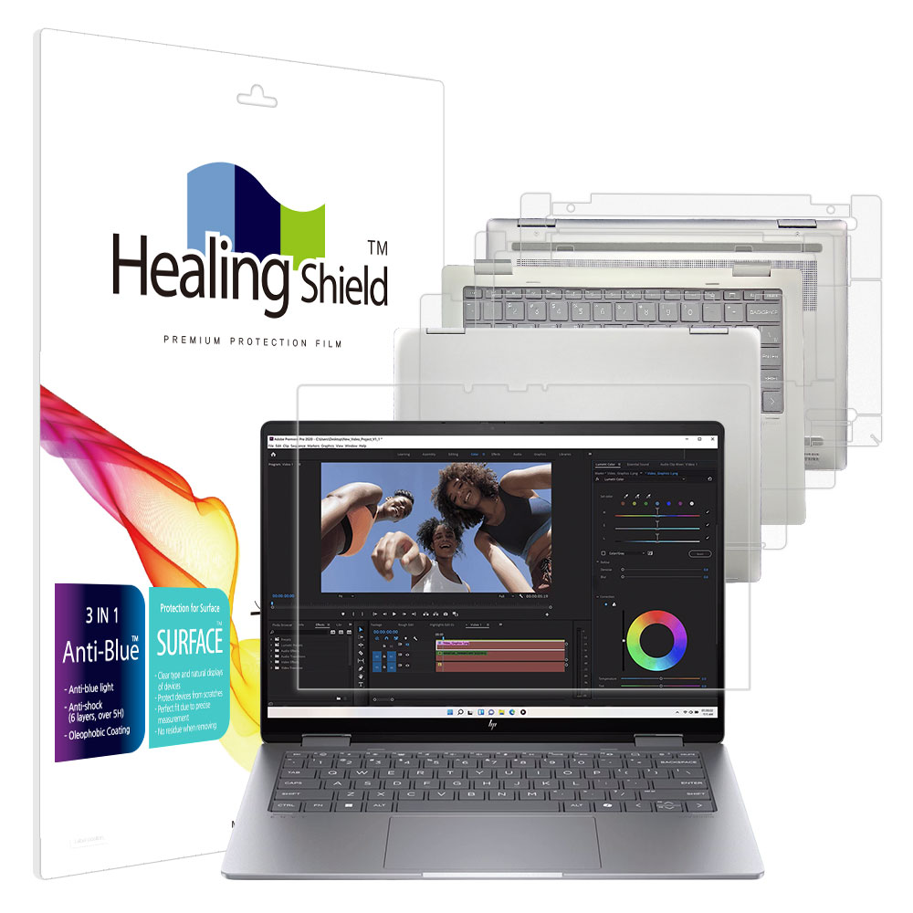 HP 엔비 X360 14 fa-0040AU 블루라이트차단 액정보호필름1매 외부3종 - 메인 이미지