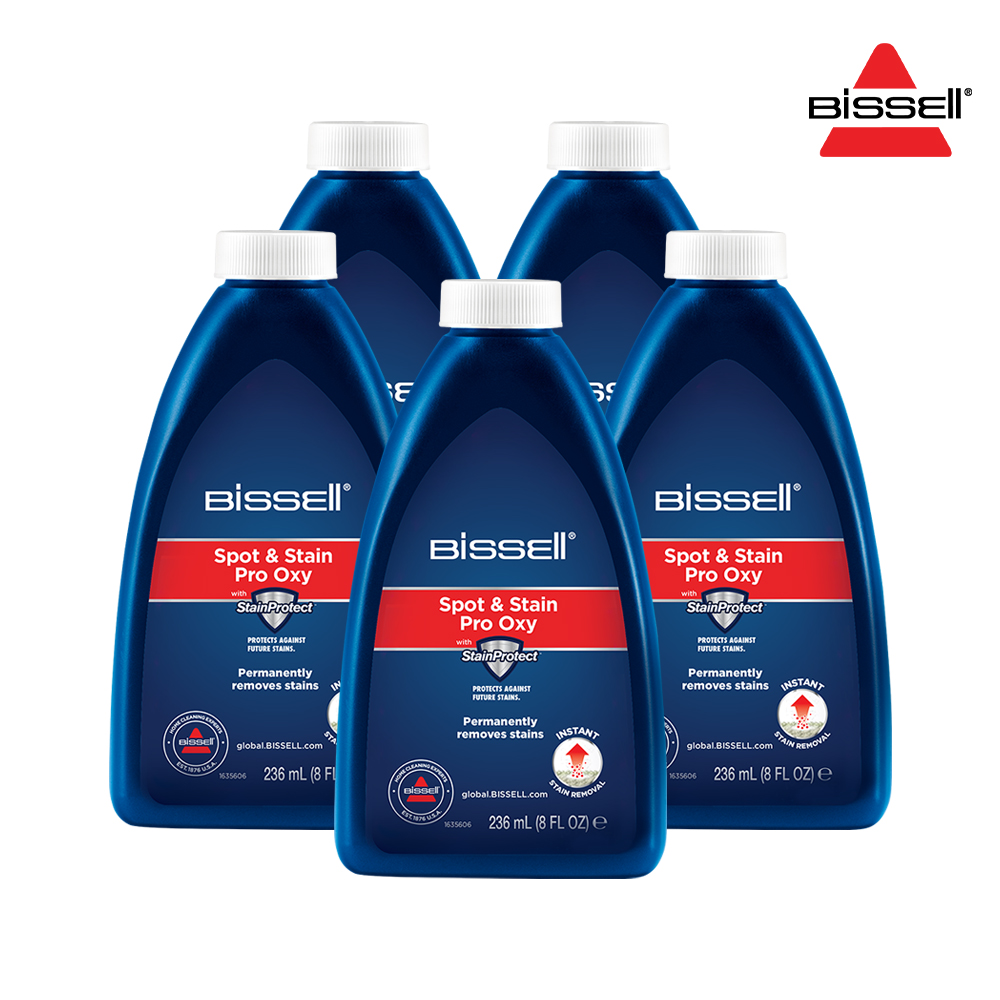 [17%할인] 비쎌 BISSELL 스팟클린 전용 프로옥시스팟앤스테인 236ml 소형 5개 번들패키지