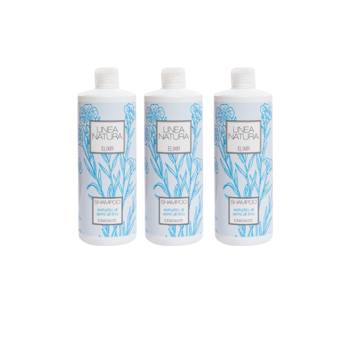 리나나투라 이드라탄테 아마씨 단백질 이태리 약산성 미용실 볼륨샴푸 500ml 3개 - 상품 이미지