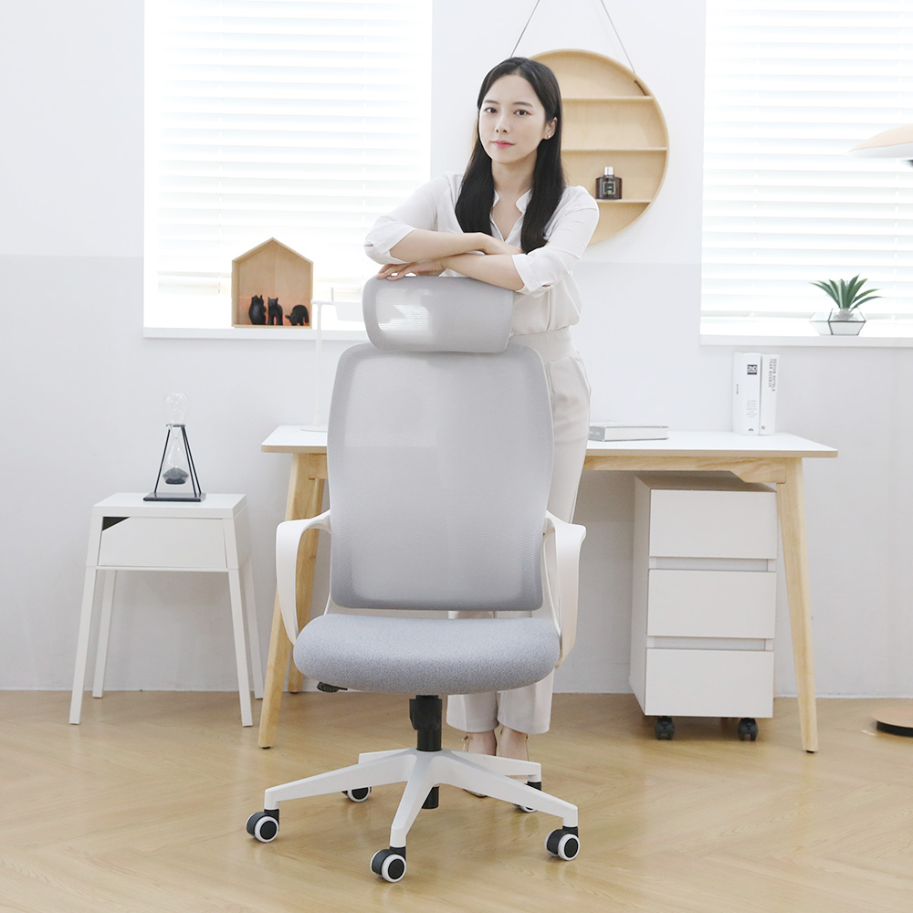 린백 허리에 좋은 편한 사무실 컴퓨터 책상 의자 메쉬 LB852H