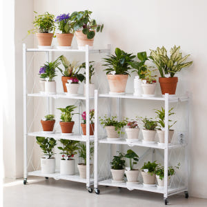 접이식 철제 화분선반 식물선반 받침대 정리대 진열대 거치대 선반대 베란다... 실사용 후기 | 효과 있을까? - 상품 이미지 3