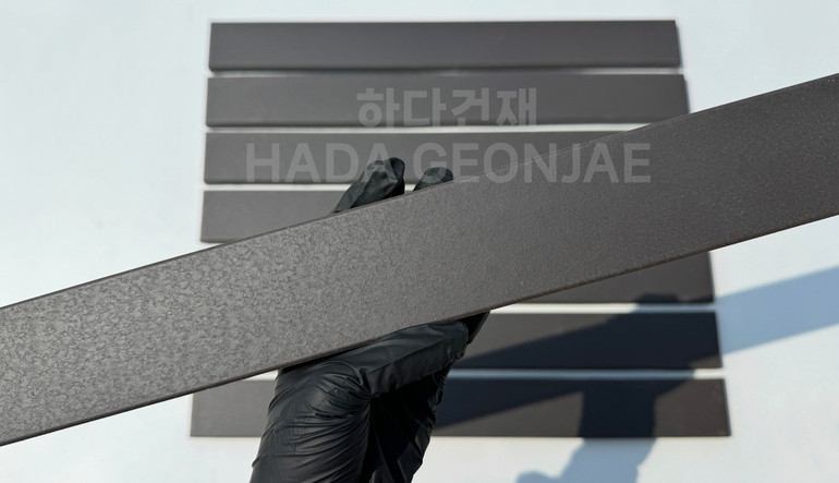 테라코타 점토롱타일 490x53x14T 블랙 / 하다건재