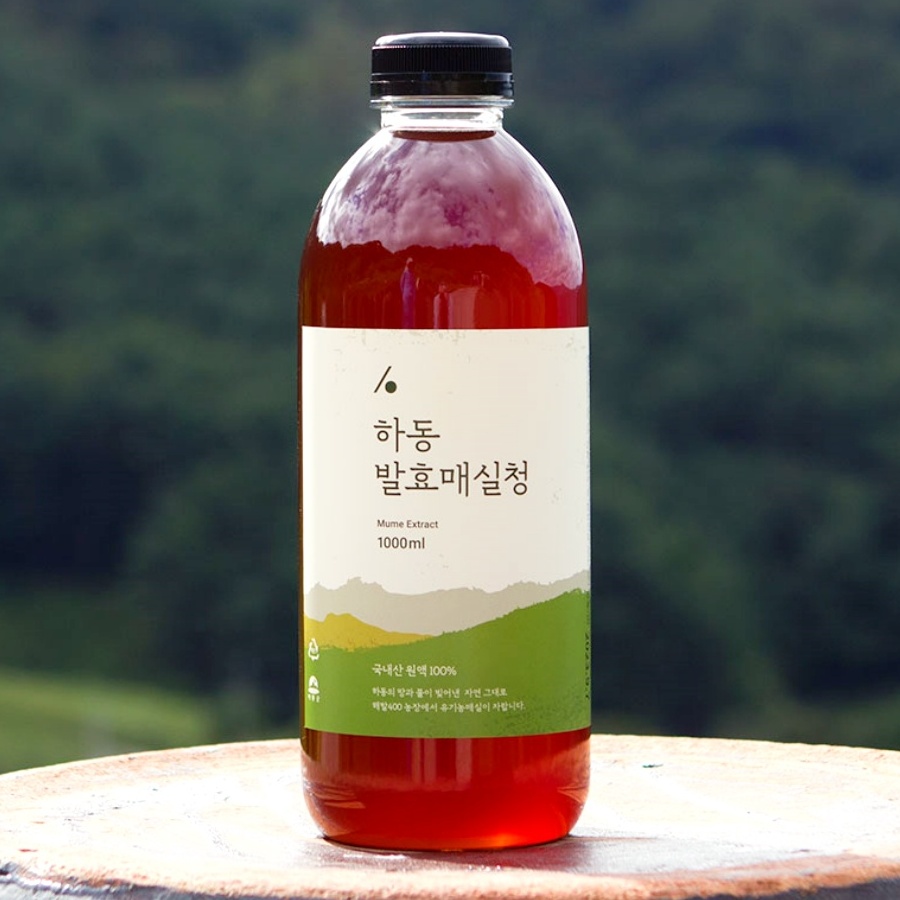 하동 수제 매실액기스 매실액 임산부 매실청 1000ml 매실원액 제품 이미지