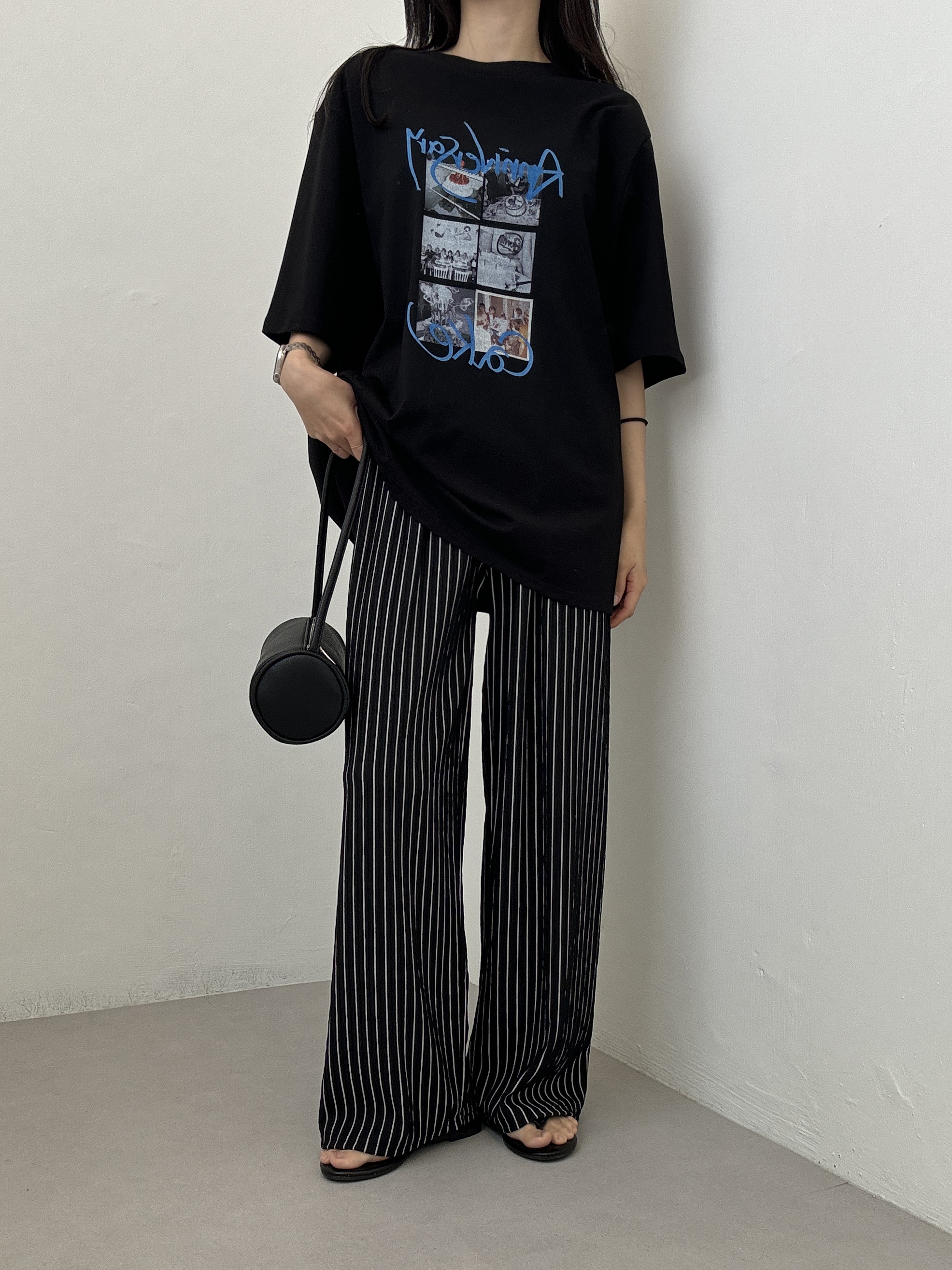 1+1 스트라이프 일자 밴딩 팬츠 4color 상세 이미지 10