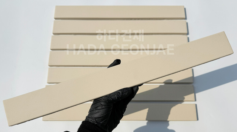 테라코타 점토롱타일 490x53x14T 아이보리 / 하다건재