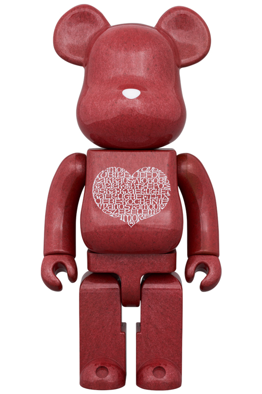메디콤토이 베어브릭 BE@RBRICK x 알렉산더 지라드 인터네셔널 러브 하트 400％ - 상품 이미지