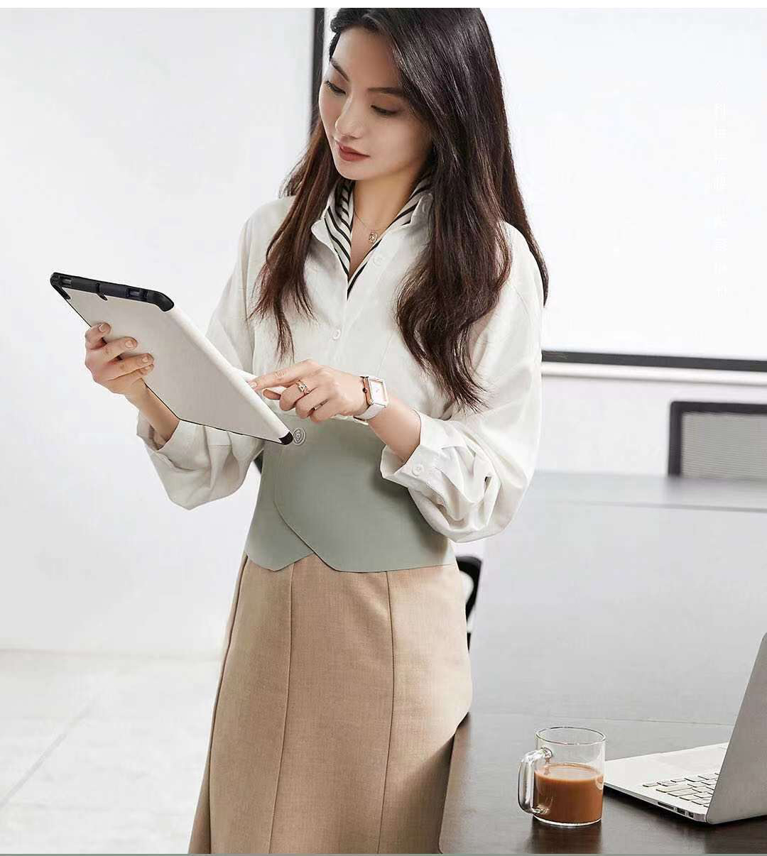 메리지9000 여성 허리디스크보호대 얇은 다이어트복대 산후복대 - 상세 이미지 4