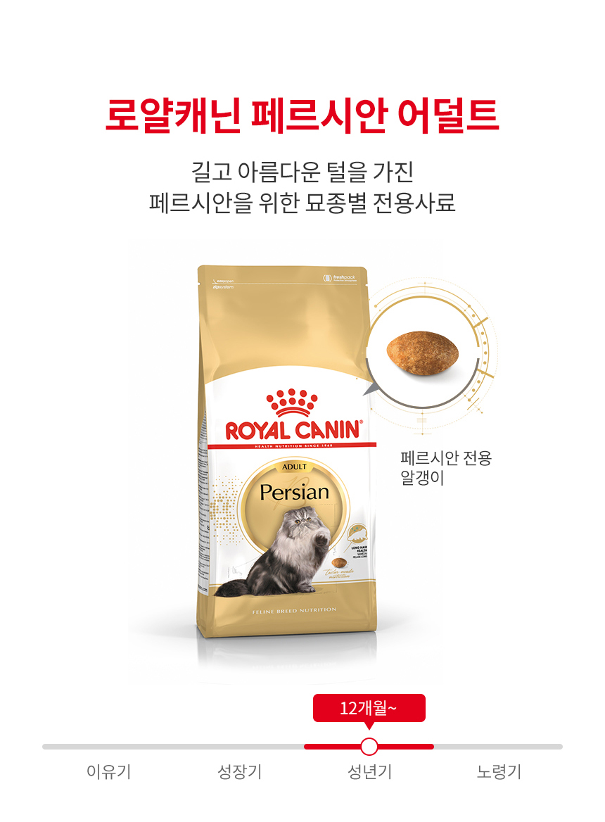 [유통기한 2026.07.18] 로얄캐닌 캣 페르시안 어덜트, 1.2kg, 1개