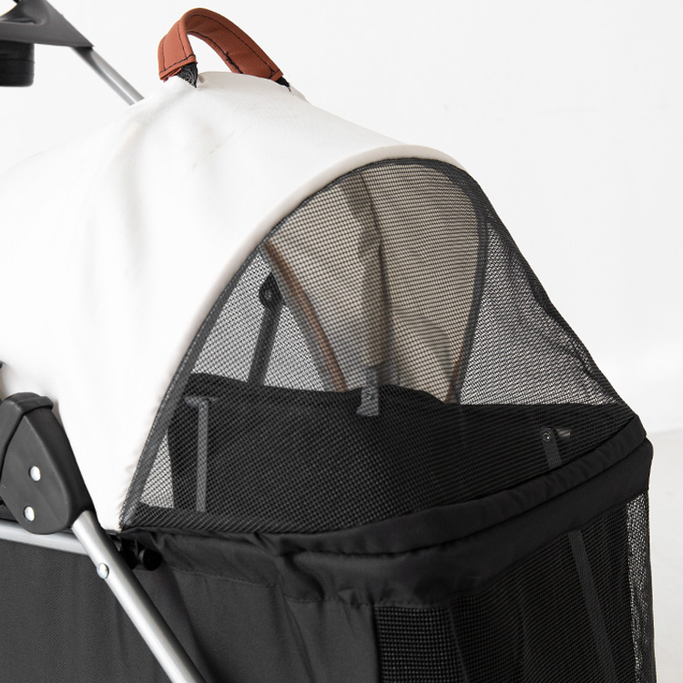 워크멍 경량 분리형 강아지유모차 개모차 YA-807 블랙/화이트 7391.8234, 46x73x88.5cm