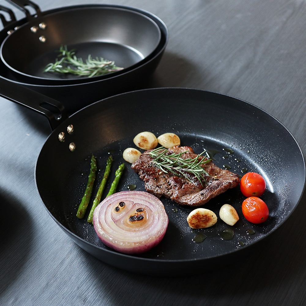 보나토 카본스틸 통주물 무쇠 셰프 양식팬