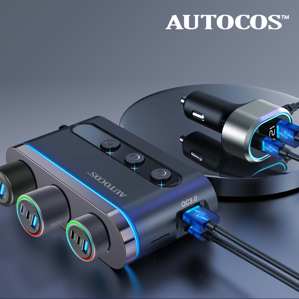 차량용 충전기 300W 대용량 멀티 PD소켓 초고속 충전기 시가잭 ATS-107S - 상세 이미지 3