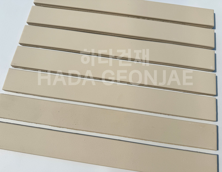 테라코타 점토롱타일 490x53x14T 아이보리 / 하다건재