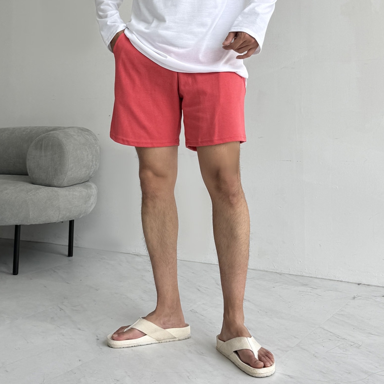 남자 디리 여름 특양면 무지 숏팬츠 반바지 15컬러 - 상세 이미지 2