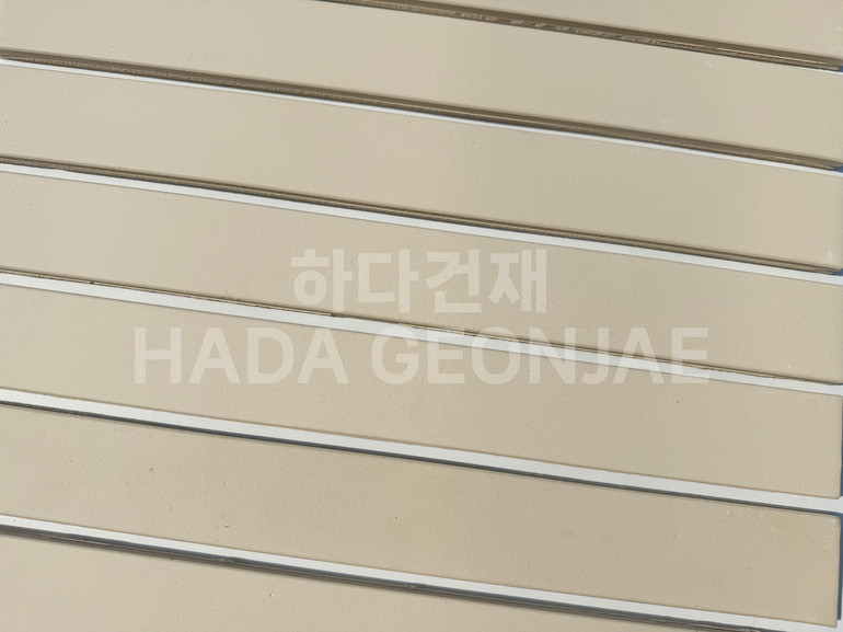 테라코타 점토 롱타일 490x53x14T 아이보리 / 하다건재