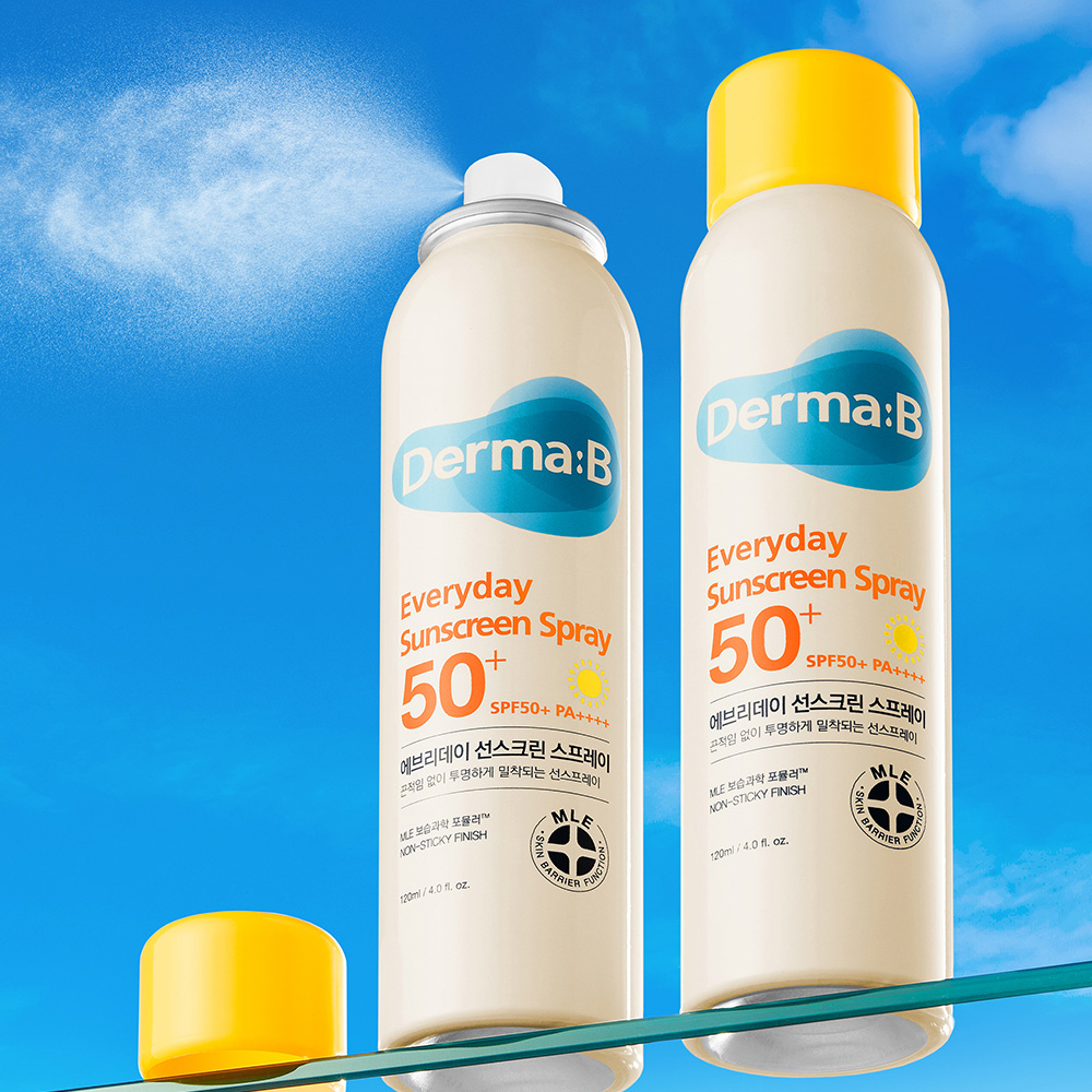 1+1 더마비 에브리데이 선스프레이 120ml(SPF50+) 끈적임NO 골프 등산 테니스 - 상품 이미지