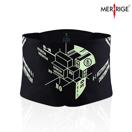 MERRIGE 메리지9603 남자복대 허리보호 다이어트 보정복대 빅사이즈 - 상품 이미지