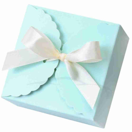 [OUHS 협력사]레이스 리본상자 민트 선물상자 캔디상자 쿠키상자 초콜릿상자 포장상자