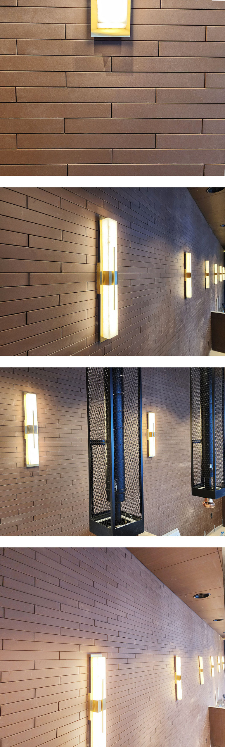 테라코타 점토롱타일 490x53x14T 브라운 / 하다건재