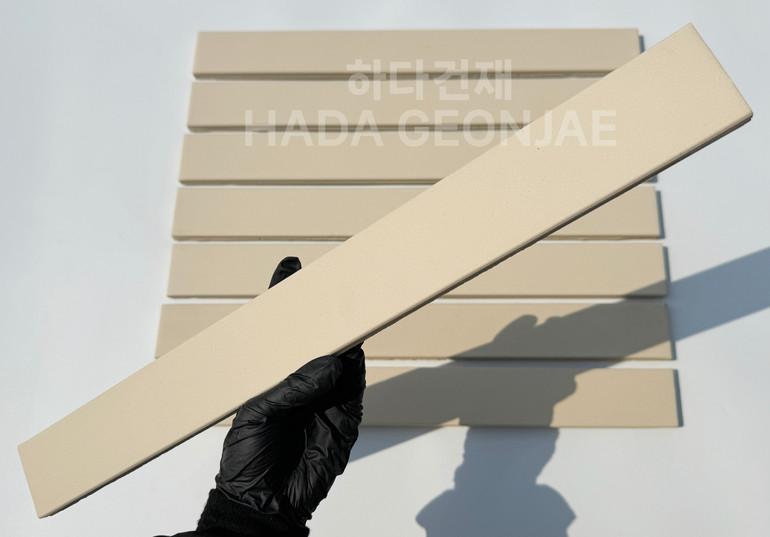 테라코타 점토롱타일 490x53x14T 아이보리 / 하다건재