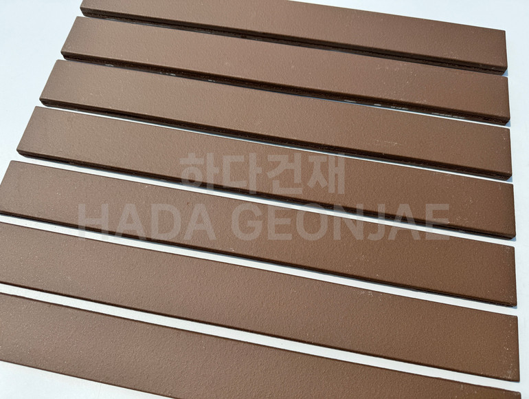 테라코타 점토롱타일 490x53x14T 브라운 / 하다건재