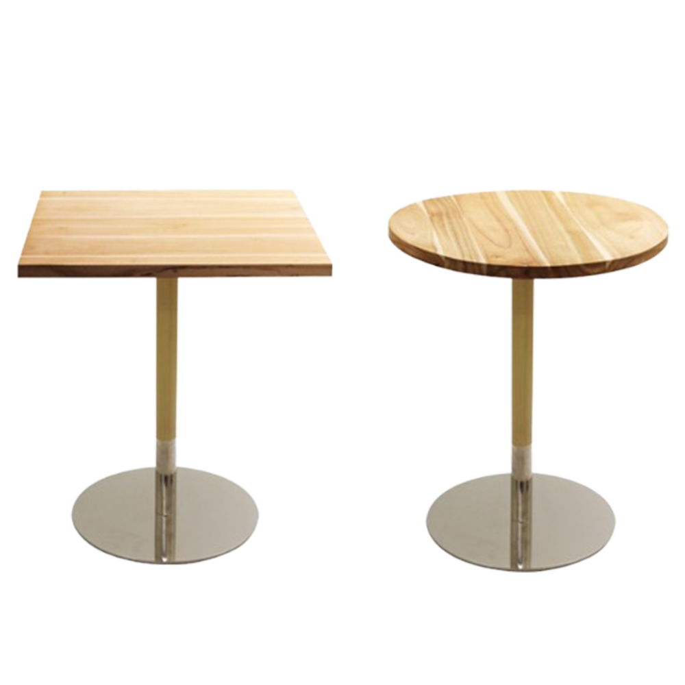 원목 테이블 나무 우드 카페 600 사각 인테리어 업소용 원룸 식탁 커피숍 2인 식당