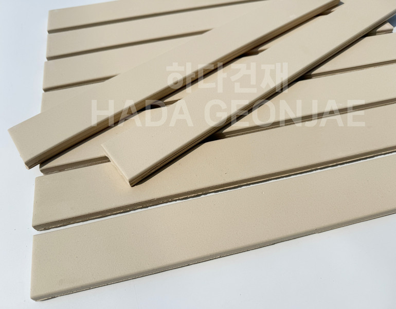 테라코타 점토롱타일 490x53x14T 아이보리 / 하다건재