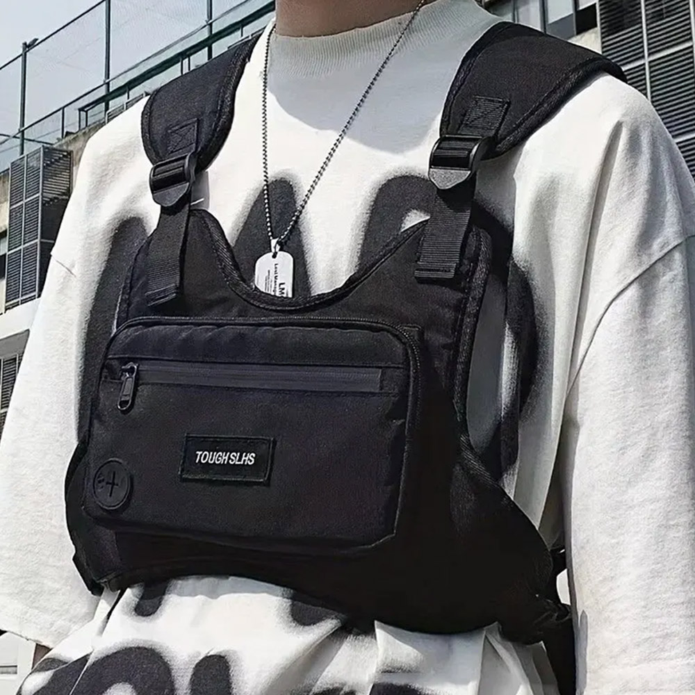 체스트백 소매치기방지 가방 앞으로 메는 유럽여행가방 스포츠백